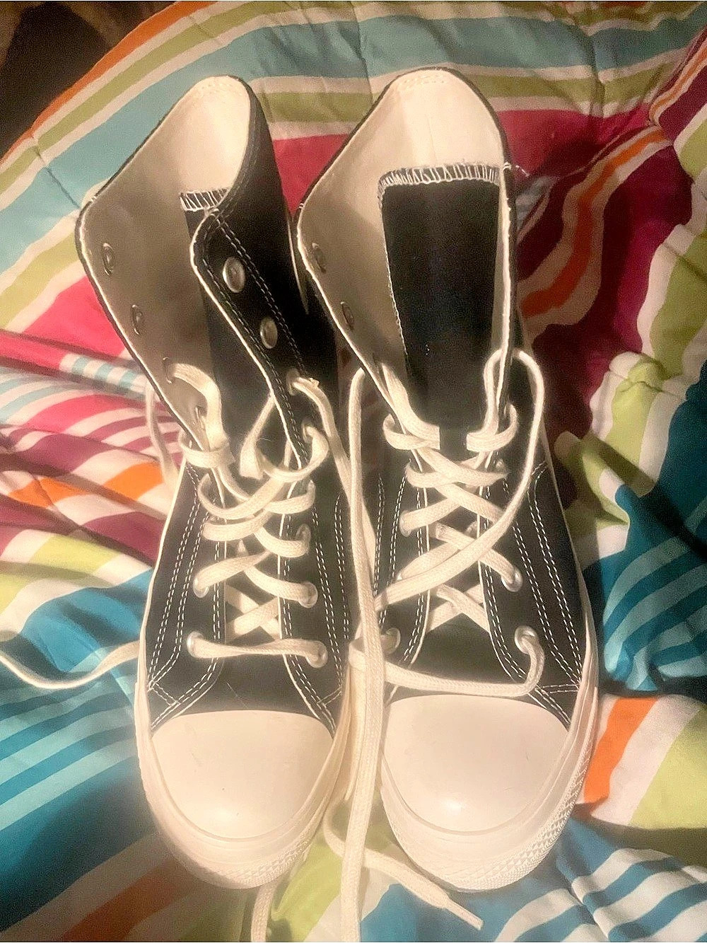 Converse Chuck Taylor All Star Lift Platform High Tops Black & White US